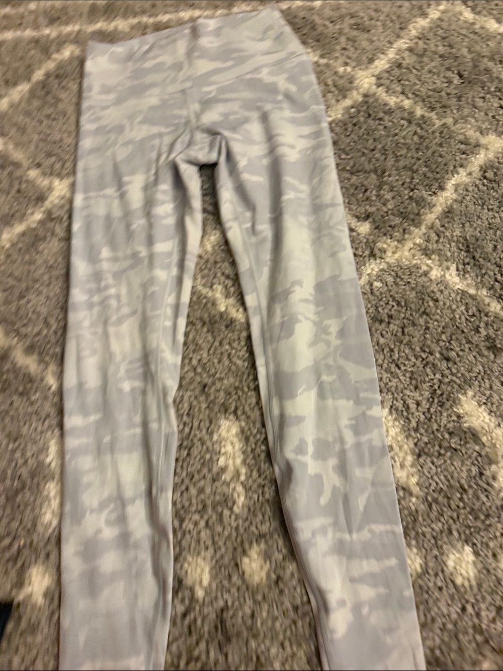 lululemon athletica Girls' Gray Camo Leggings